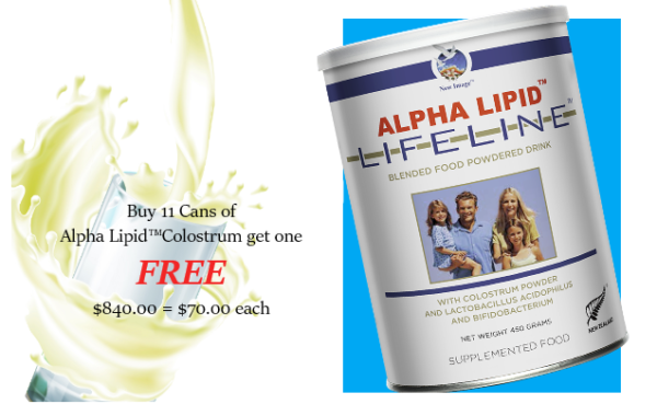 11 + 1 FREE Alpha Lipid™ Lifeline™ Colostrum 450g - Image 2